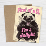 First of All, I’m a Delight