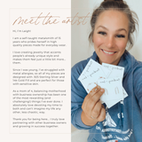 Hammered Teardrop Stud Earrings