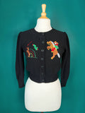 Head West! Cropped Cardigan in Black