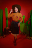 Love at the Ranch Collared Cropped Cardigan in Bronze