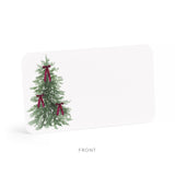Velvet Bow Tree Mini Notes