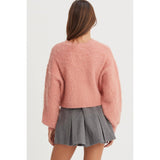 Wool Blend Cropped Sweater