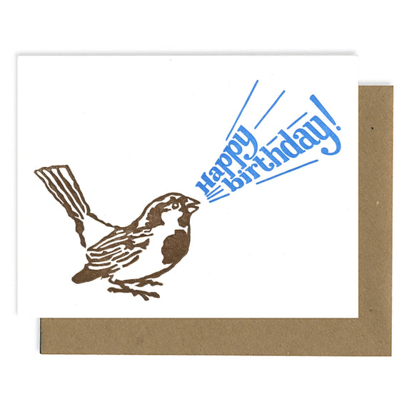 Birdie Birthday Card
