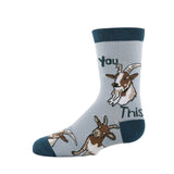 You Goat This | Kids' Funny Cotton Crew Socks