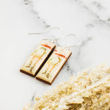 Vintage Rainy Day Frog Earrings