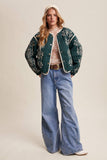 Embroidered Quilted Western Jacket