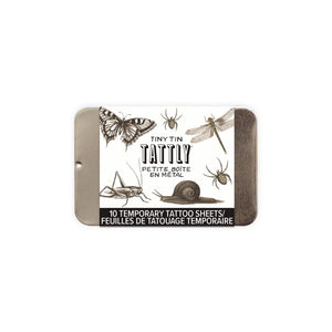 Insects Tiny Tattoo Tin
