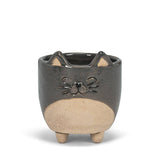 Sm Cat on Legs Planter