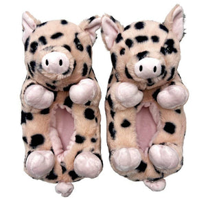 Sugar the Pig | Kid's Plush Non-Slip Slippers