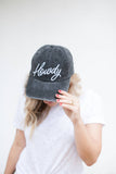 Howdy Cursive Baseball Cap