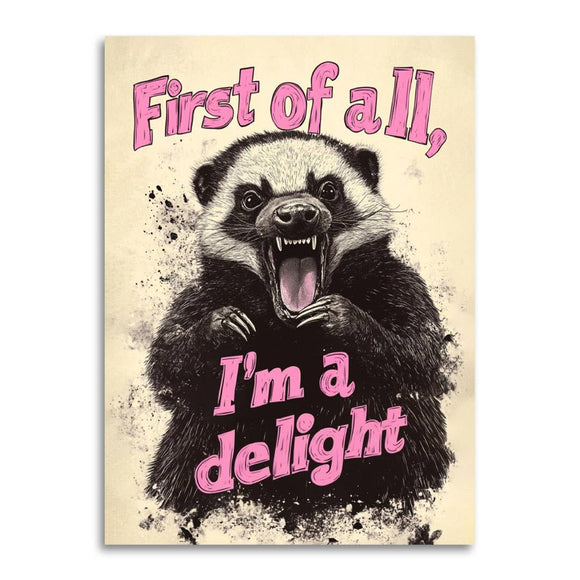 First of All, I’m a Delight
