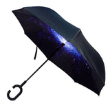 Big Bang Explosion Galaxy Double Layer Inverted Umbrella