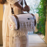 Blanket Carrier Strap / Yoga Mat Carrier - Vegan Leather