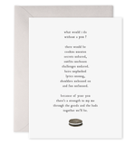 What Would I Do Card | Love & Friendship