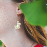 Ginkgo Leaves Earrings