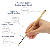 11 Pcs Miniature Brush Set