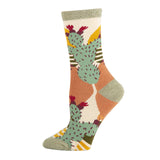 Sol De Cactus | Women's Western Crew Socks