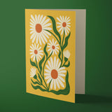 Ox-Eye Daisy | Modern-Retro Floral Reusable Greeting Card