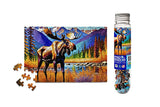 Colorful Moose Mini Puzzle Tube