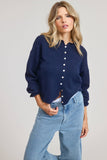 Essential Button Down Cardigan Top