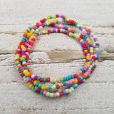 Handmade Layered Seed Bead Bracelet