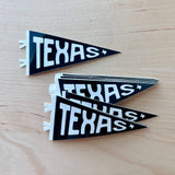 Texas Pennant Sticker