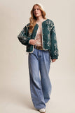 Embroidered Quilted Western Jacket