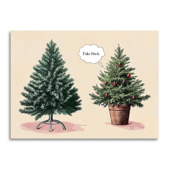 Funny Fake Bitch Card