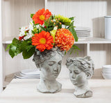 Large Woman Head Planter