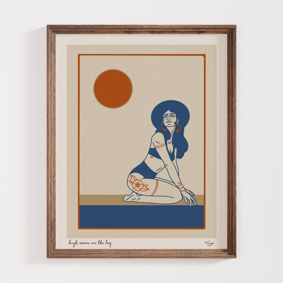 High Noon | Coastal Cowgirl Art Print