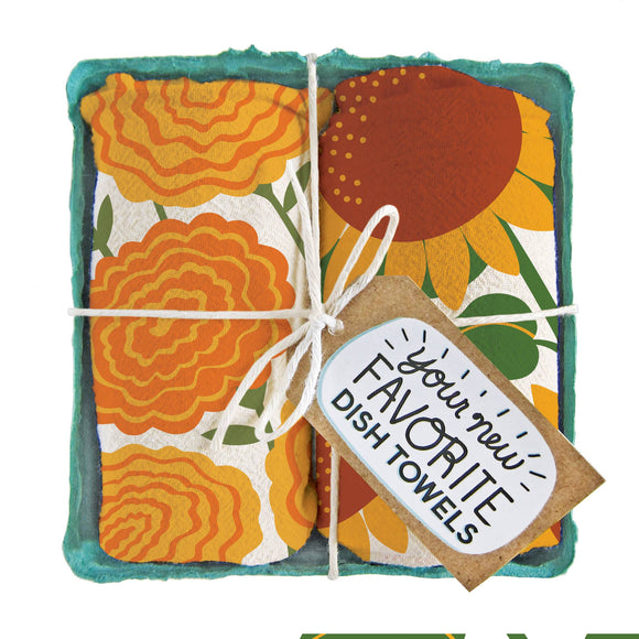 HELLO SUNSHINE  -Tea Towel Set of 2
