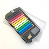 12 Mini Pencils in Clear Card Case