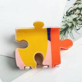 Charming Puzzle Piece Hair Claw