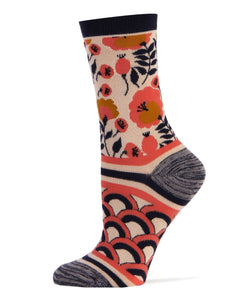 The Wild | Women's Bamboo Pattern Crew Socks