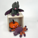 Handmade Orange Pumpkin Rattle