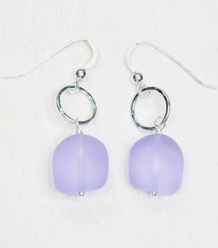 Eco Sea Glass - Periwinkle