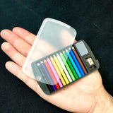 12 Mini Pencils in Clear Card Case