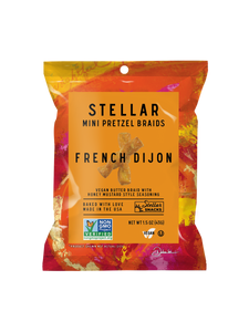 Stellar Pretzel Braids - French Dijon - 1.5oz