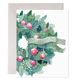 Comfort and Joy Wreath Greeting Card