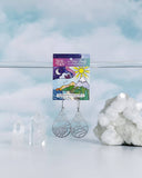 Moon Ocean & Sun Mountain Earrings