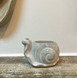Cement Snail Planter