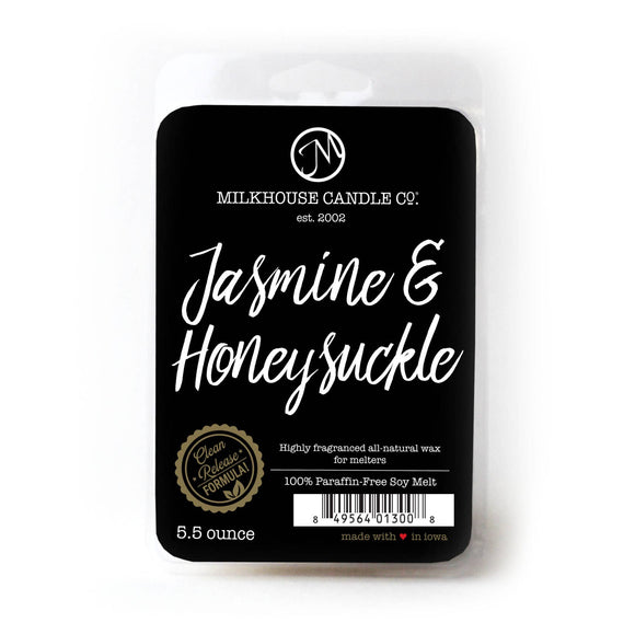 5.5 oz Wax Melts: Jasmine & Honeysuckle
