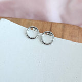 Luxe Silver Oriana Studs - Medium