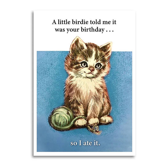 A Little Birdie Told Me Your Birthday