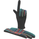 Tartan Touchscreen Gloves