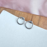 Luxe Silver Oriana Studs - Medium