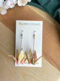 Origami Crane - Single Earrings