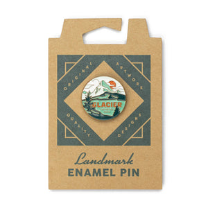 Glacier National Park Enamel Pin