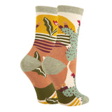 Sol De Cactus | Women's Western Crew Socks