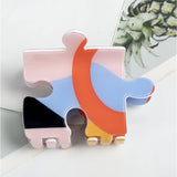 Charming Puzzle Piece Hair Claw